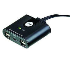ATEN USB 2.0 Prepínač periférií 2 PC : 4 USB