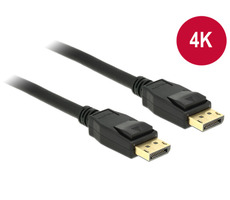 DeLock Displayport 1.2 kábel samec - samec 2 m / 4K