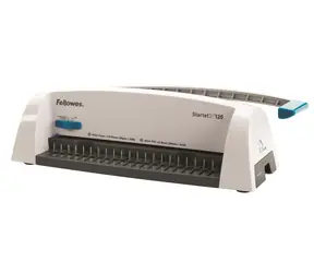 Fellowes Starlet2+ viazač pre plastové chrbty / 120 listov väzba / 12 listov dierovania