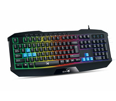 GENIUS GX GAMING Scorpion K215 / Herná drôtová klávesnica / podsvietená / USB / čierna / CZ+SK layout