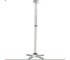 STELL SHO 1091 / Stropný držiak pre projektory / výsuvný 60-102cm / náklon 30 ° / max. 15kg / strieborný