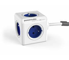 PowerCube Extended modrá / Predlžovací prívod 230V / 1.5m / 5 zásuviek