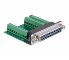 DeLock adaptér Sub-D 25 pin samica > svorkovnica 27 pinov