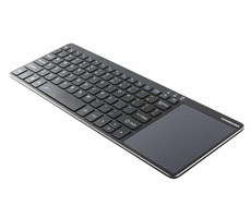 MODECOM MC-TPK1 / Bezdrôtová klávesnica s touchpadom / čierna / EU Layout