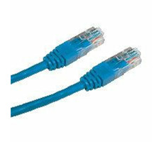 DATACOM Patch kábel UTP CAT5E 0.25m modrý