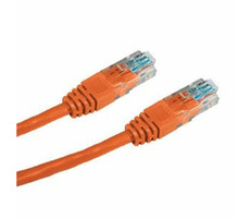 DATACOM Patch kábel UTP CAT5E 0.25m oranžový