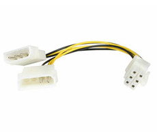 REDUKCIA VGA napájania 1x5.25M na 1x5.25M+1x6pin PCIE