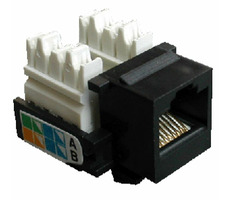 DATACOM Keystone CAT5E (UTP) čierna