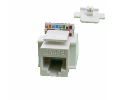 DATACOM Keystone UTP CAT5E samozárezový biela