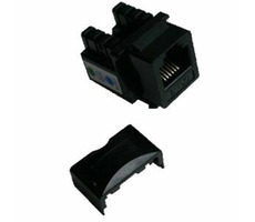 DATACOM Keystone UTP / RJ12 / CAT3 / DUAL / čierny