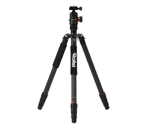 Rollei Statív C6i Karbón / Záťaž 12kg / Vytiahnutý 171.5 cm / Karbón / Čierny