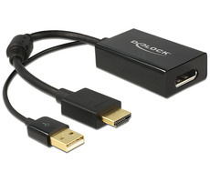DeLock adaptér HDMI-A samec > Displayport 1.2 samica