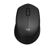 Logitech M330 Silent PLUS čierna / optická myš / bezdrôtová / 3 tlačidlá / 1000dpi 