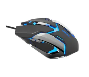 E-BLUE Myš Auroza Gaming (MMEBE39UG40R) čierna / herná / optická / 4000DPI / 6tl. / 1 koliesko / drôtová (USB)