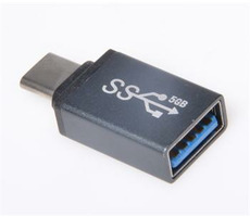PremiumCord Adaptér USB 3.1 konektor C male - USB 3.0 A female / kovovo modrý