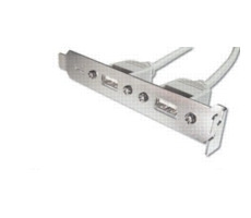 Digitus záslepka slotu s 2 USB portami / kábel 2x5pin 0,25m