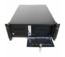 Server Case DATACOM 19&quot; IPC 4U 975 585 mm, čierny - bez zdroja
