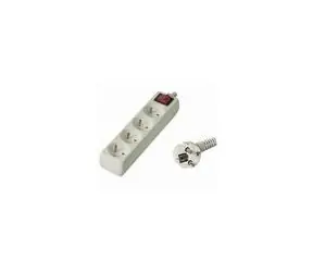 PremiumCord predlžovací prívod 230V, 5m, 4 zásuvky, vypínač