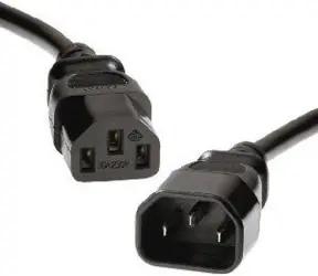 PremiumCord predlžovací kábel napájania 240V, dĺžka 5m IEC C13/C14