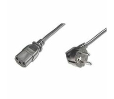 PremiumCord napájací kábel 240V, dĺžka 3m CEE7 pravouhlý/IEC C13