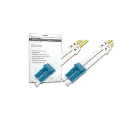 Digitus Fiber Optic Patch, LC na LC,Singlemode 09/125 µ, Duplex, 5m
