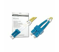 DIGITUS Fiber Optic Patch Cord, LC to SC, Singlemode 09/125 µ, Duplex Length 1m