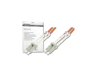 Digitus Fiber Optic Patch, LC to LC, Multimode 50/125µ, Duplex, Class OM3, 3m