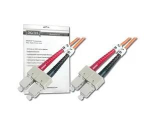 Digitus Fiber Optic Patch Cable, SC do SC,50/125 µ, Duplex, Class OM3 3 m