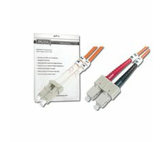 Digitus Fiber Optic Patch Cable, LC do SC,50/125 µ, Duplex, Class OM3 3 m