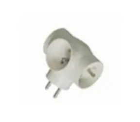 PremiumCord roztrojka 230V, 3x guľatá zásuvka