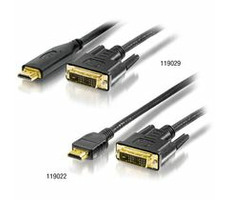 Equip HDMI<->DVI-D kábel prepojovací 5m / typ A / single link