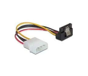 Power Adapter Molex na 1x SATA 15-pin kolmý dole, kovová západka