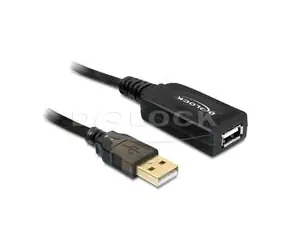 Delock USB 2.0 kábel, predlžujúci AA samec/samica 20m, aktívny