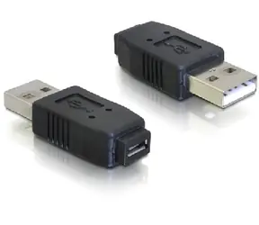DeLock redukcia z micro USB A+B samica na USB A samec