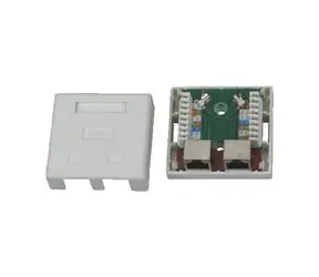 STP dvojzásuvka nad omietku - 2 x RJ45
