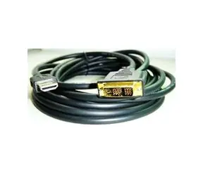 Kábel HDMI-DVI 2m, M/M tienený, pozlátené kontakty