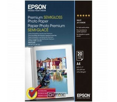 EPSON Paper A4 Premium Semigloss Photo (20 listov) 251g/m2