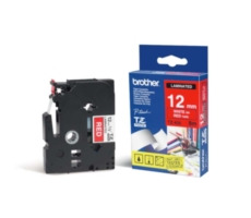 Brother - TZ-435, červená/biela (12mm, laminovaná)