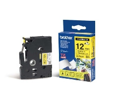 Brother - TZ-FX631, žltá / čierna, 12 mm, s flexibilnou páskou