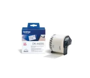 Brother - DK 44205 (papierová rolka biela 62mm x 30,48m) - ľahko odstrániteľná