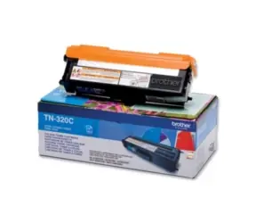 Brother TN-320C originálny toner / HL-4150CDN, 4570CDW / 1.500 strán / Modrý
