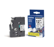 Brother - TZ-S231 biela / čierna (12mm, lamin., extr. adhéz.)