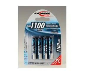Ansmann akumulátor AAA NiMH 1100 mAh (4 ks)