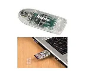 Hama čítačka SDHC/microSDHC, USB