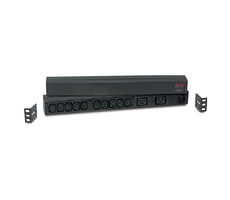 APC Rack PDU, Basic, 1U, 16A, C20 -&gt; (10) C13 &amp; (2) C19