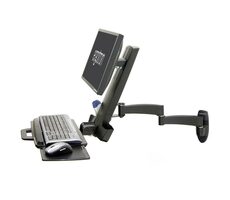 Ergotron 200 Series Combo Arm čierna / nástenný držiak na LCD, klávesnicu a myš