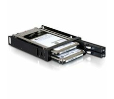 DeLock výmenný rámček 3,5" pre 2x 2,5" SATA HDD