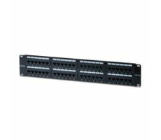 Digitus Patch Panel 19&quot;, CAT6, 8P8C, LSA, 2U, 48 x RJ45, netienený, čierny