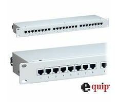 STP Patchpanel, equip, Cat.6, 24-Port