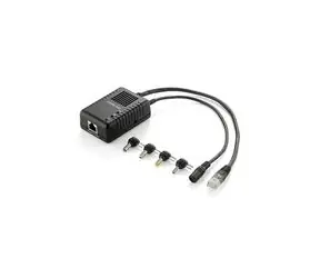 LevelOne 10/100Mbps PoE Splitter to split data &amp; power
